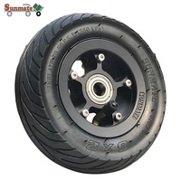 Roue de skateboard électrique pneumatique de 6 pouces avec jante en aluminium pour roulements de 8 à 12 mm