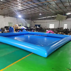 Piscine gonflable en PVC durable directe d'usine avec auvent grand étang de pêche et de poissons pour les enfants plaisir et détente en plein air - Product Image 5