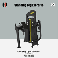 Appareil d'entraînement indépendant pour les ischio-jambiers avec coussin de hanche et rouleau de cheville pour centre de fitness commercial – Machine à flexions des jambes