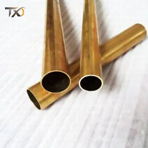 Spot Supplies C12200 Soft Seamless Copper Pipe Tube /Red Bright/ Brass Tube /Pipe Coated Steel Bundy Tube for Refrigeration Part