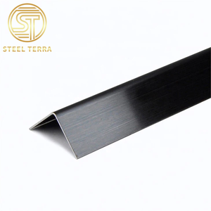 Profilé d'angle en acier inoxydable 304 en forme de L, finition argent, titane, or, pour la <span class=keywords><strong>protection</strong></span> des coins des murs et des sols - Product Image 4