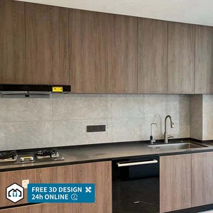 George nhóm tùy chỉnh hiện đại cổ điển hiện đại tủ bếp cho phần cứng với đèn LED functionhotel căn hộ biệt thự - Product Image 2