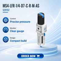Katup Pengurang Tekanan Filter Industri Baru MS4-LFR-1/4-D7-CRM-AS 529152 Regulator Filter Pneumatik MS4-LFR-1/4-D7-ERM-AS