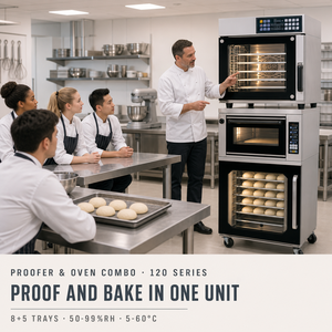 <span class=keywords><strong>Horno</strong></span> de Panadería con Fermentadora Integrada Serie 60, Diseño que Ahorra Espacio para Pastelerías y Muffins - Product Image 6