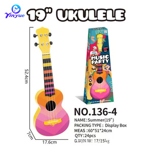 Ukelele para niños, juguete musical de 19 pulgadas para principiantes, estudiantes, niños, niñas, juguete unisex, instrumento de guitarra - Product Image 2