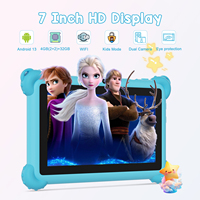 C Idea Tablet anak-anak 7 In Capacitive 4 + 32GB Android Tablet TF512GB Cina produsen dengan aplikasi anak-anak casing pelindung untuk pendidikan