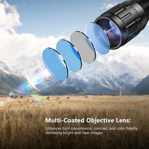 Ống ngắm chiến thuật MidTen 4-16x50 AO, quang học chiếu sáng kép & điểm đỏ/xanh phát sáng & ngắm <span class=keywords><strong>laser</strong></span> & đèn pin săn bắn - Product Image 2