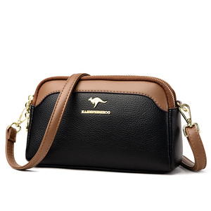 Sac bandoulière en cuir PU à carreaux pour femme, sac à main de luxe de marque, sac à main tendance pour femme - Product Image 1