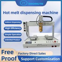 Machine de distribution automatique de colle thermofusible de bureau, robot de distribution de colle industrielle