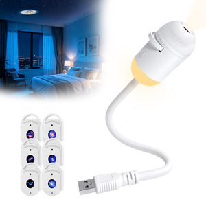 Lámpara Nocturna 2 en 1, Proyector Inteligente Portátil, Mini Proyector de Galaxias, Distancia Óptima de Proyección de 5-8 m, Luz de Proyección para Dormitorio - Product Image 1