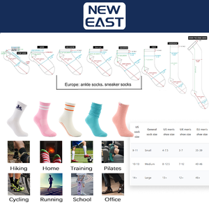 पैकेजिंग ब्रांड ग्रिप विरोधी पर्ची महिला कपास मोजे योग बॉलरीना लोगो खेल मोजे खेल मोजे - Product Image 5