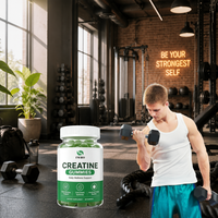 Gummies de créatine au goût naturel, à base de pectine végétale, pour une nutrition active quotidienne à long terme