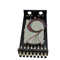 Boîtier de terminaison fibre optique 8 ports SC Multimode FTTH mural avec pigtail en acier laminé à froid noir