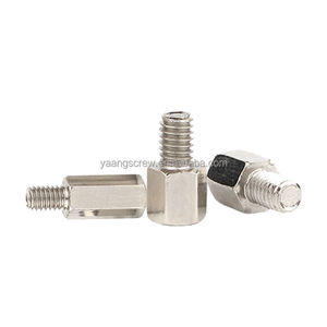 M2 M3 <span class=keywords><strong>M4</strong></span> M5 M6ทองเหลืองนิกเกิล Hex <span class=keywords><strong>Standoff</strong></span> หญิงชาย <span class=keywords><strong>Standoff</strong></span> สกรู PCB <span class=keywords><strong>Standoff</strong></span> Spacer สำหรับแป้นพิมพ์ - Product Image 1