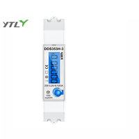 Medidor Digital eléctrico YTL DDS353H 100A Din-Rail 1 Fase 1 modelo medidor medio aprobado