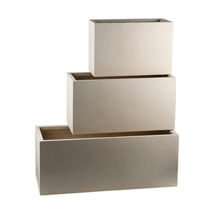 Pot Pots Rectangular Pot De Fleur Xl Outdoor Garden Durable Flower Pots Large Long Rectangular Fiberglass Planter Box