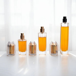 Venta al por mayor de fábrica Deluxe 30ml 50ml 80ml Botella de perfume de vidrio cilíndrica vacía reciclable con rociador de niebla fina - Product Image 3