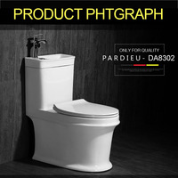 WC chinois en céramique à économie d'eau, design populaire, pour femme, avec fonction de surveillance de la salle de bain