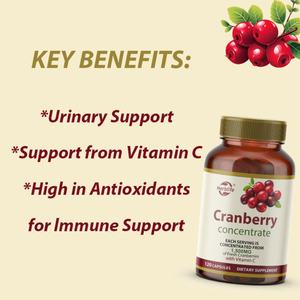 Cápsulas de Arándano Rojo OEM ODM, Soporte Antioxidante, Refuerzo del Sistema Inmunitario con Vitamina C, Soporte Urinario, Vegano, Sin OMG, Sin Gluten - Product Image 3