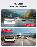 E-Too Meilleur Prix GPS WDR/HDR 4K Dashcams Avant Et Arrière Super Night Vision Car Black Box DVR 2 Channel Camera Dual Lens Dashcams