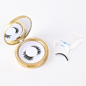 Faux cils magnétiques, trois cils magnétiques naturels plats réutilisables pour la population générale - Product Image 3