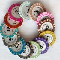Jetons de poker, jetons de mahjong, jetons de poker Texas Hold'em, jetons de jeu et pièces de récompense, directement de l'usine