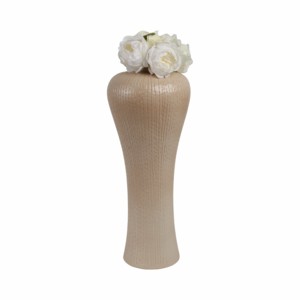 Vaso da terra alto e allargato in ceramica moderna per soggiorno, decorazione per la casa, elegante - Product Image 2