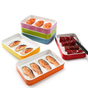 Restaurant Hotel Hotpot Shabu Assiettes carrées empilables en mélanine Assiette BBQ rectangulaire - Product Image 2