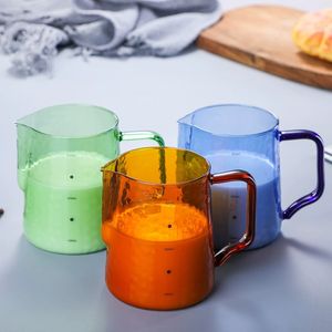 Vente flash - Tasse à café en verre coloré écologique WJW, moderne, cylindrique, pour <span class=keywords><strong>mousse</strong></span> <span class=keywords><strong>de</strong></span> <span class=keywords><strong>lait</strong></span>, ustensiles pour le service <span class=keywords><strong>de</strong></span> café et <span class=keywords><strong>de</strong></span> thé - Product Image 1
