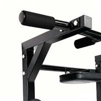 Torre de Ejercicios Portátil Ajustable de Acero para Fitness en Casa con Capacidad de 150 kg, Barra de Dominadas Desmontable de Uso Múltiple
