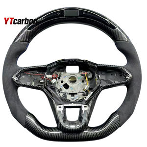 YTcarbon para New <span class=keywords><strong>Arteon</strong></span> 2022 + GTD GTE <span class=keywords><strong>R</strong></span>-line Modificar piezas de automóviles Accesorios interiores de automóviles Volante de fibra de carbono real personalizado - Product Image 6