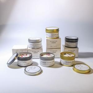 Bocaux à bougies Offre Spéciale avec couvercle Boîtes de conteneurs de bougies rondes en vrac Mini boîte de rangement vide populaire avec bougies - Product Image 6