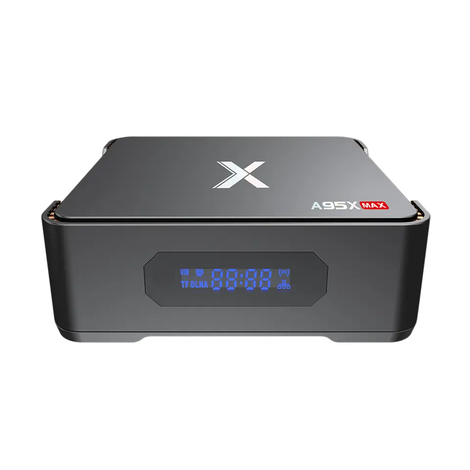 ТВ-приставка A95X Max S905X3, 4 + 64 ГБ, 2,5 дюйма, 5 ГГц, Wi-Fi