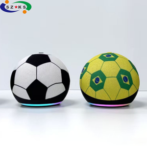 Nuevo Altavoz Bluetooth Pequeño Azul con Forma de Balón de Fútbol, Luz LED, Creativo, para Exteriores, Regalo para la Copa Mundial de Fútbol, Altavoz Portátil de Alta Calidad - Product Image 1