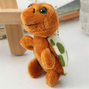 8cm venta al por mayor lindos ojos grandes pequeña tortuga animales de peluche juguetes llavero de peluche suave algodón muñeca Kawaii llaveros de peluche - Product Image 3