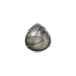 Anillo de Ágata Dendrítica en Plata de Ley 925 Hecho a Mano con Piedras Preciosas Naturales, Joyería Elegante de Estilo Bohemio Vintage para Mujer - Product Image 2