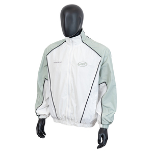 Chaqueta Deportiva con Cierre y Forro de <span class=keywords><strong>Malla</strong></span>, Ligera y Resistente al Viento, con Bloques de Color y Bordado 3D Personalizado, Venta al Por Mayor TOPSHOW - Product Image 1