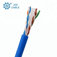 Grosir Utp Utp Cat 5e dalam ruangan 305m 500m 600m komunikasi jaringan 4 pasang Utp Cat5e kabel 24awg tembaga Lan Cat6 kabel 305m