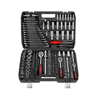 Jeu de clés à cliquet de 216 pièces, boîte à outils de réparation pour atelier automobile, kit d'outils professionnel, acier CR-V, garantie de 3 ans