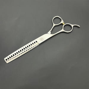 Tijeras de Adelgazamiento para Zurdos G7-7 de 7 Pulgadas, Acero Inoxidable, para Peluquería Canina, Mango Recto, Tijeras de Belleza Industriales - Product Image 5