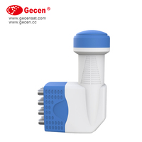 Gecen LNB universel bande KU Octo / LNBF à gain élevé et faible bruit