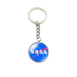 Wowei नई हॉट सेलिंग <span class=keywords><strong>nasa</strong></span> लोगो टाइम जेम सरल धातु कीचेन प्रचार - Product Image 1