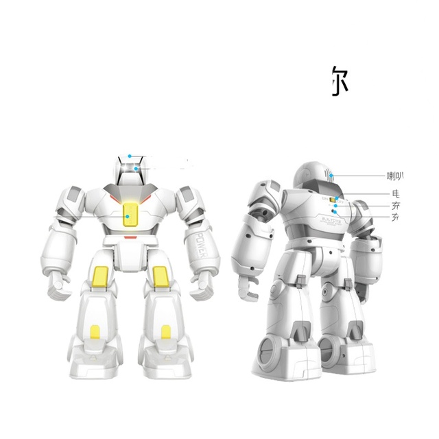 Intelligent multifunctional rc remote control robot toys for kids with infrared ray