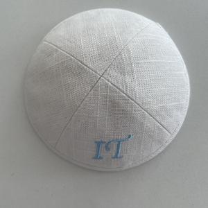 Yamulkas brodées en lin, Kippas et Kippot gratuits pour hommes et enfants, pour mariage <span class=keywords><strong>juif</strong></span>, tradition juive et Bar Mitzvah - Product Image 6