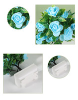 Plante artificielle en pot, mini bonsaï, 16 roses en mousse pour la décoration de la maison, du bureau ou du bureau à domicile
