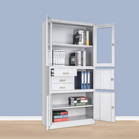 Armoire de rangement de bureau moderne en métal, 3 tiroirs, pour atelier, hôpital, école