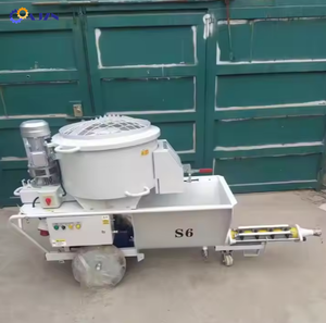 Avec CE Machine de pulvérisation de mortier de ciment de construction Petite machine de plâtrage murale <span class=keywords><strong>électrique</strong></span> Mélangeur de stuc en béton avec pompe - Product Image 6
