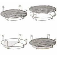 Grille flexible en acier inoxydable pour barbecue Kamado de 18, 22, 24, 27, 29 pouces, accessoire de barbecue, système de division Conque, grille de cuisson