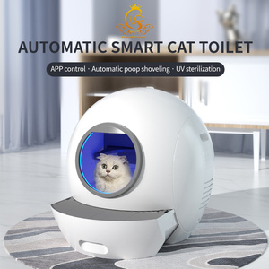EUR PET Fabrication App Control Grande Toilette pour <span class=keywords><strong>Chat</strong></span> Smart Electric Autonettoyant Automatique <span class=keywords><strong>Robot</strong></span> Litière pour <span class=keywords><strong>Chat</strong></span> Plusieurs Chats - Product Image 2
