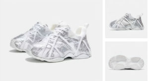 Zapatillas Chunky de Cuero Genuino para Hombre, Diseño Popular que Combina Estilos Retro y Contemporáneos, Cuero Premium (6-8cm) - Product Image 3